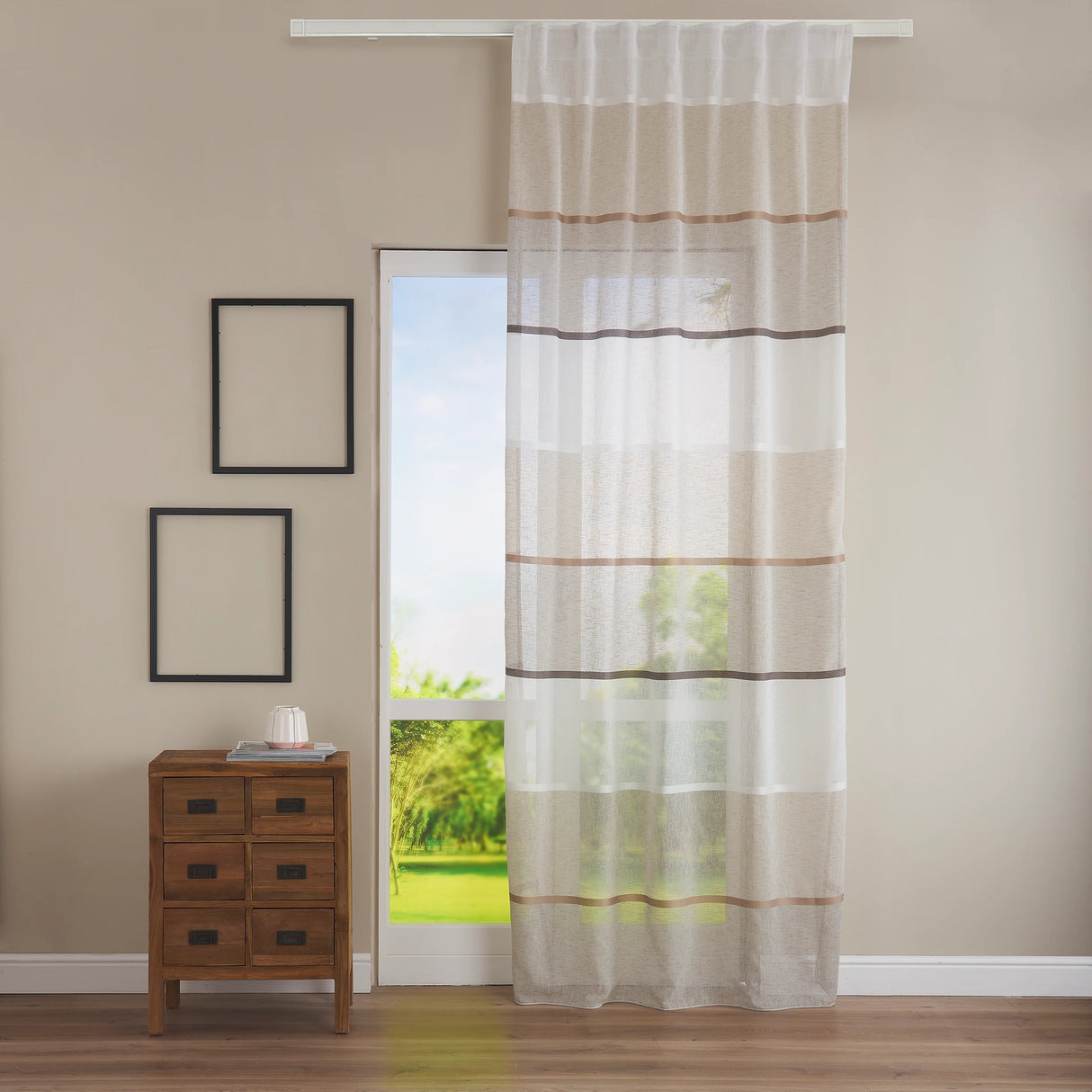 Pannello Tenda con Fascia Copri Bastone Josephine Maè 145x290 cm - Via Roma 60