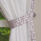 Pannello Tenda Trendy Maè 150x290 cm con Fascia Copribastone Regolabile - Via Roma 60