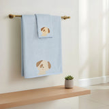 Set Asciugamani Baby 1+1 in Spugna di Cotone Billy - Vingi