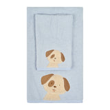 Set Asciugamani Baby 1+1 in Spugna di Cotone Billy - Vingi