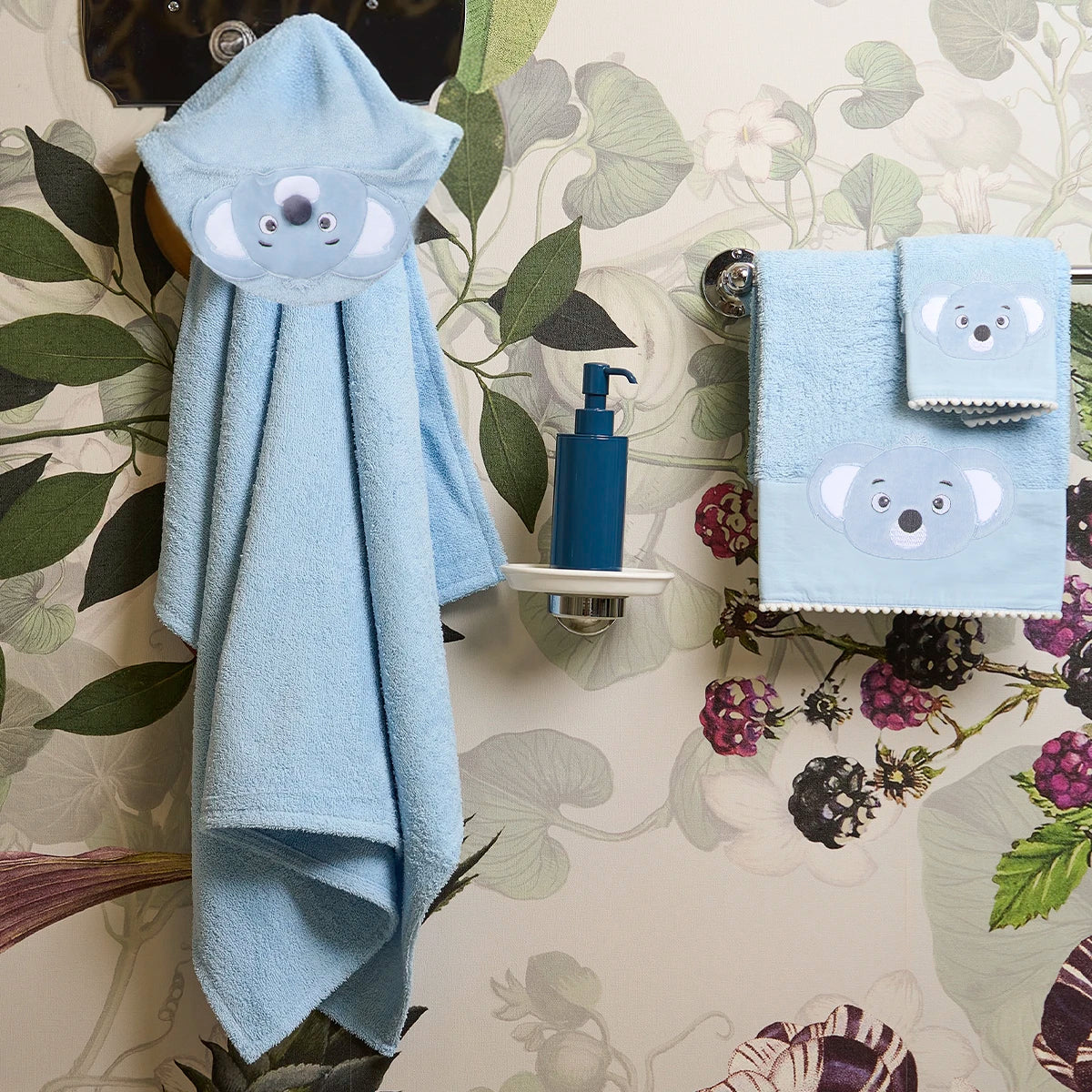 Accappatoio Quadrato Baby in Spugna 100% Cotone Koala - Vingi