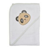Accappatoio Quadrato Baby in Spugna 100% Cotone Panda - Vingi