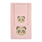 Set Asciugamani Baby 1+1 in Spugna di Cotone Panda - Vingi