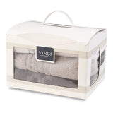 Set 3 Asciugamani Viso e 3 Ospite PUNTO – Vingi