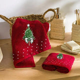 Asciugamano e Ospite Natalizi Abete - Maestri Cotonieri