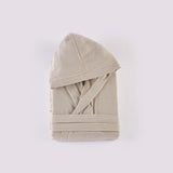 Accappatoio Bambino in Spugna Compact con Cappuccio – Maè