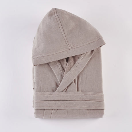 Accappatoio in Spugna Compact con Cappuccio – Maè