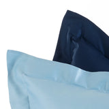 Completo Copripiumino Antibes Matrimoniale in Raso di Puro Cotone 200 TC – Via Roma 60