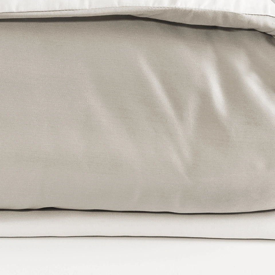 Completo Copripiumino Antibes Matrimoniale in Raso di Puro Cotone 200 TC – Via Roma 60