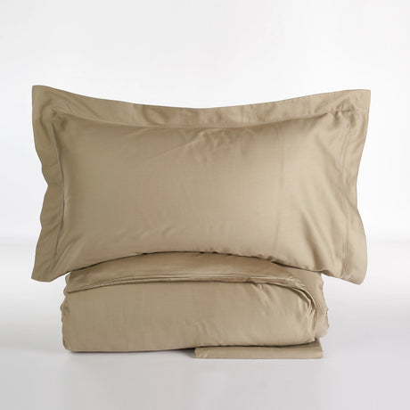 Completo Copripiumino Matrimoniale in Raso di Cotone Chantal – 200 Fili TC – Via Roma 60