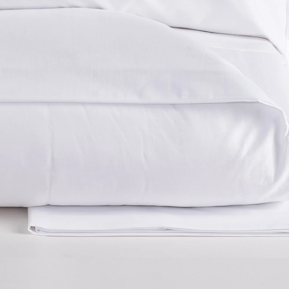 Completo Copripiumino Percalle Luxury Matrimoniale 200 TC in Puro Cotone – Via Roma 60