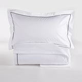 Completo Copripiumino Percalle Luxury Matrimoniale 200 TC in Puro Cotone – Via Roma 60