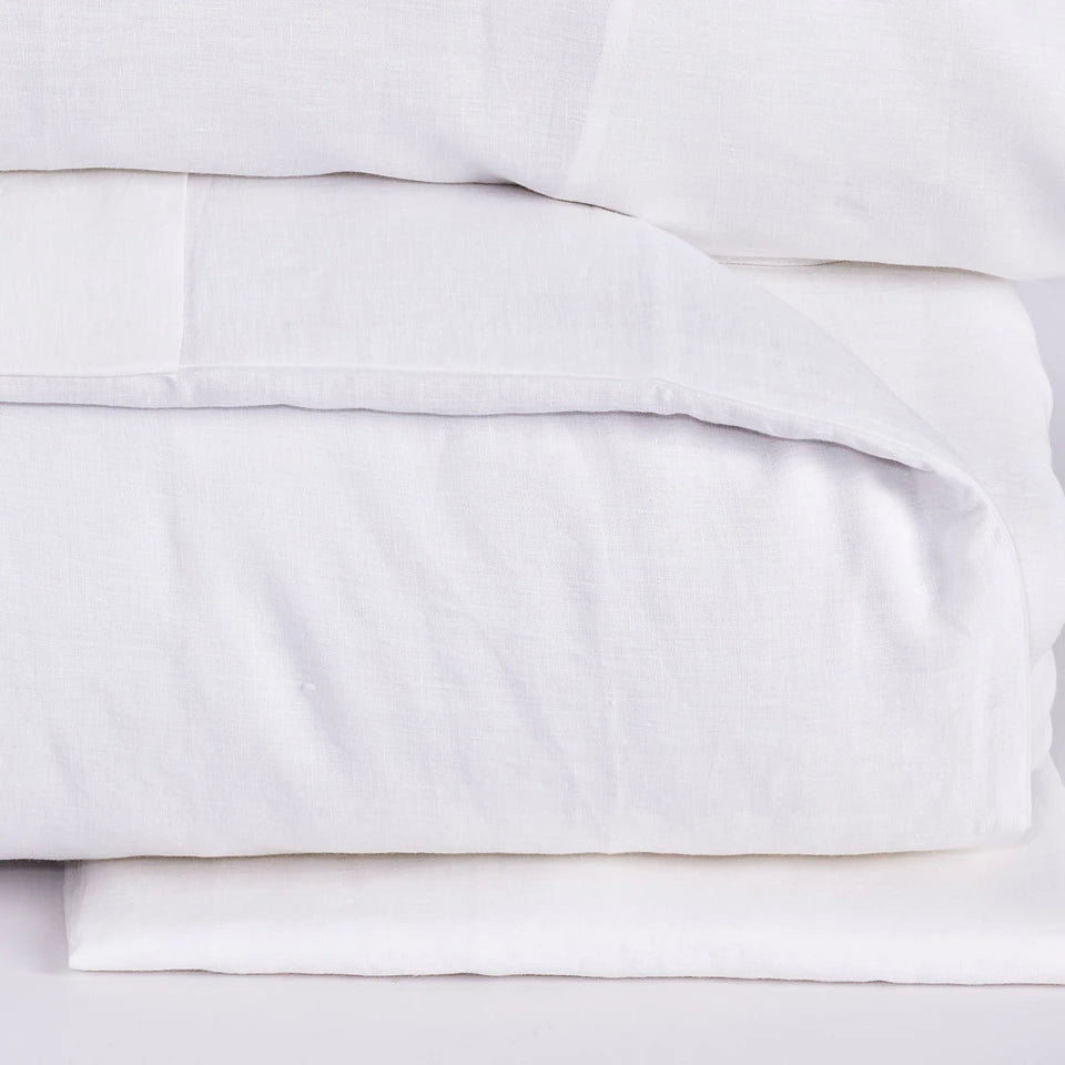 Completo Copripiumino Sharm Matrimoniale in 100% Lino Stone Wash – Via Roma 60