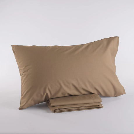 Completo lenzuola matrimoniali tinta unita America Il Filo cotone Made in Italy