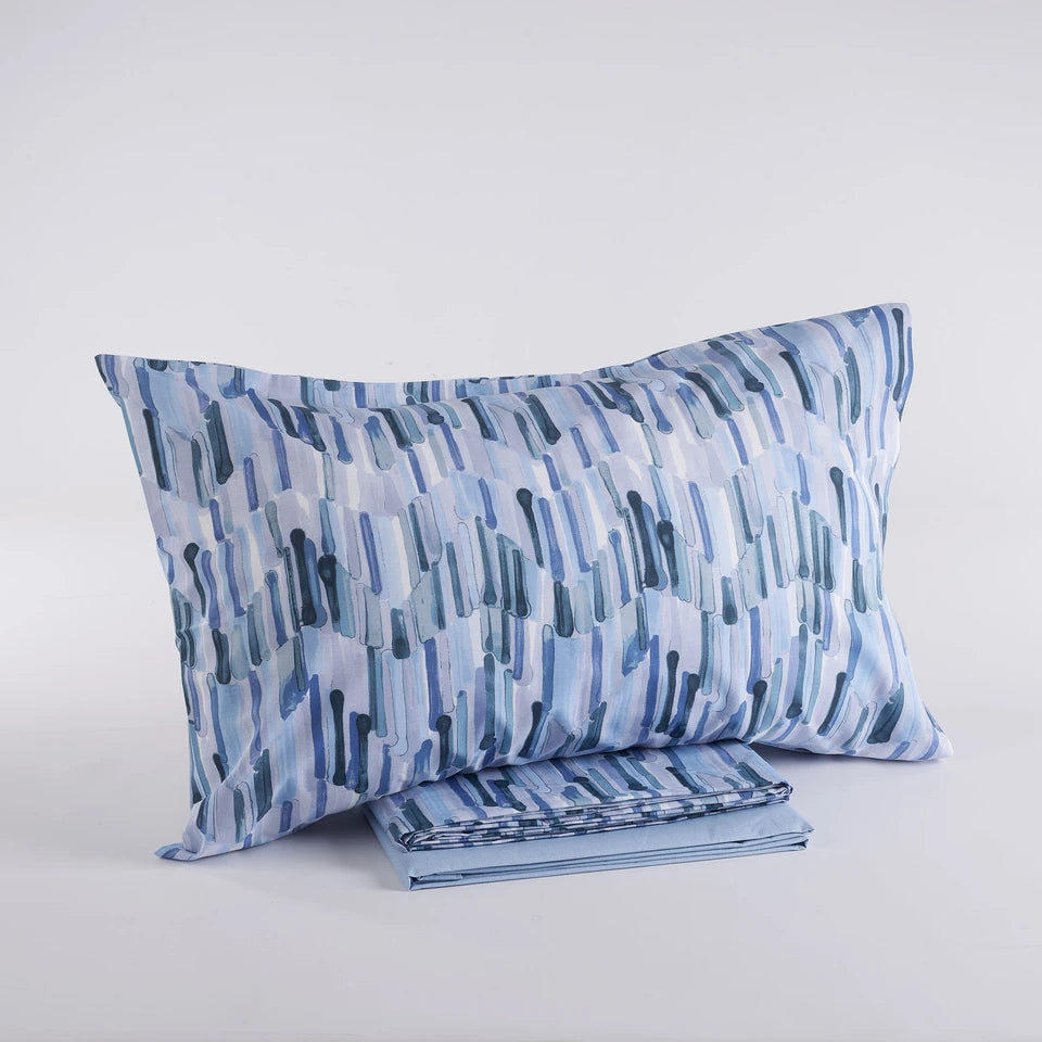 Completo Lenzuola INDY No Stiro Tekno Time® – Tinta Unita Made in Italy - Maè