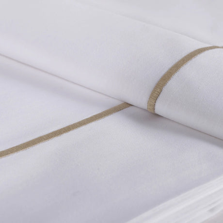 Completo Lenzuola Percalle Luxury Matrimoniale 200 TC in Puro Cotone – Via Roma 60