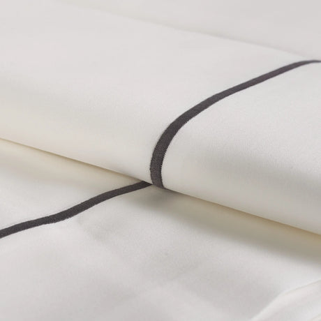 Completo Lenzuola Raso Luxury Matrimoniale 300 TC in Puro Cotone – Via Roma 60