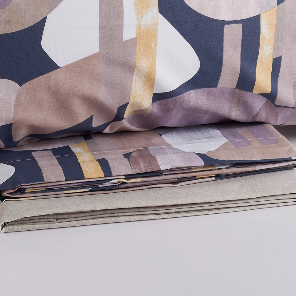 Completo Lenzuola SCUBA No Stiro Tekno Time® – Tinta Unita Made in Italy - Maè