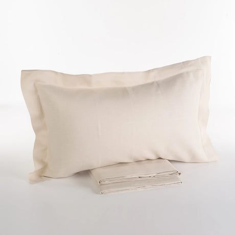 Completo Lenzuola Sharm Matrimoniale in 100% Lino Stone Wash – Via Roma 60– Via Roma 60