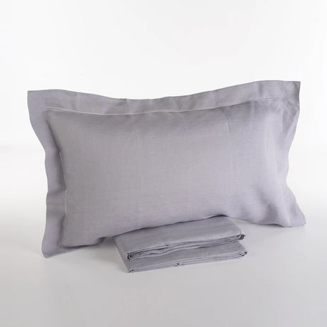 Completo Lenzuola Sharm Matrimoniale in 100% Lino Stone Wash – Via Roma 60– Via Roma 60