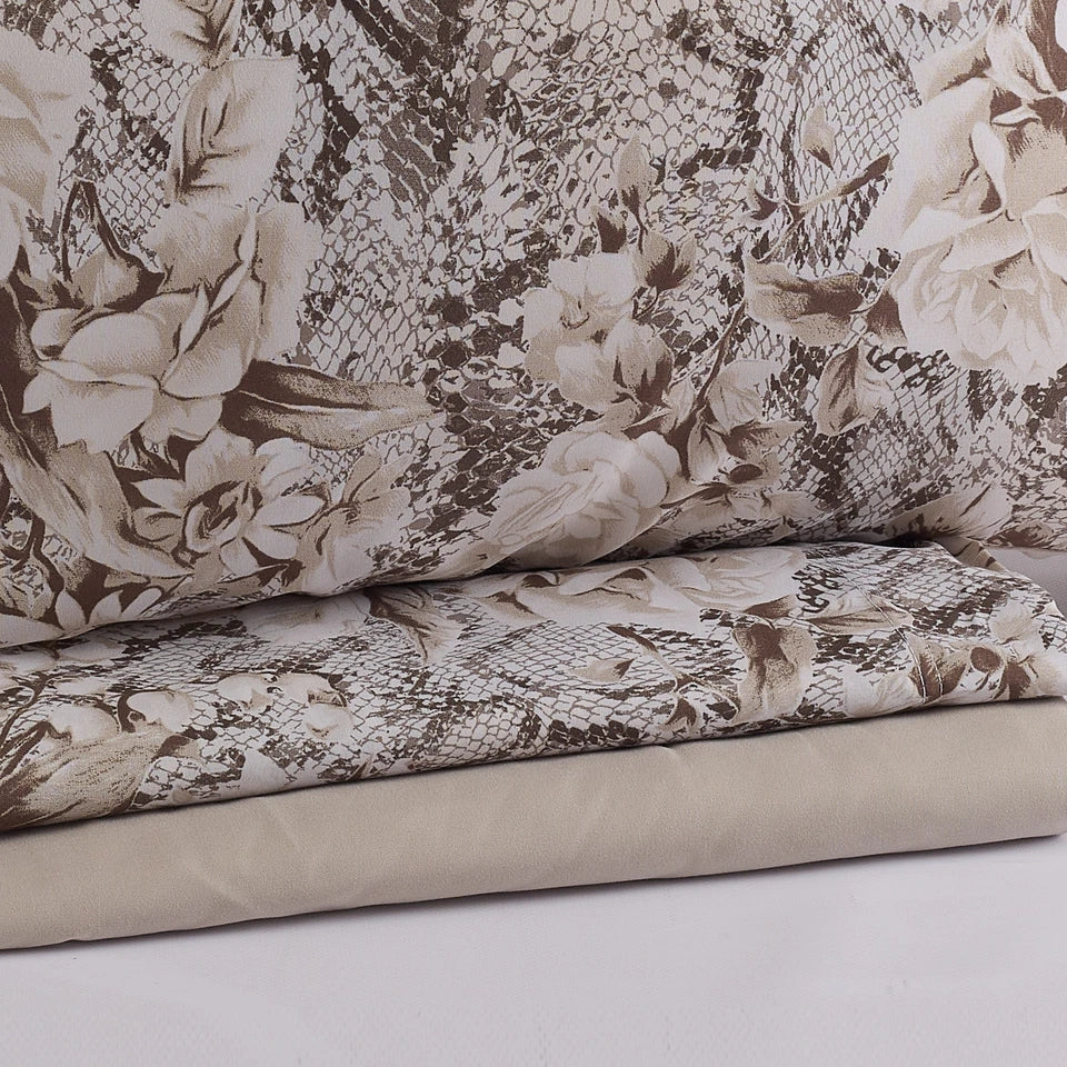Completo Lenzuola SKIN ROSE No Stiro Tekno Time® – Made in Italy - Maè by Via Roma 60