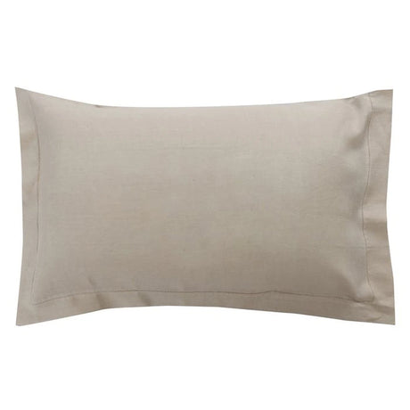 Coppia di Federe Sharm in 100% Lino Stone Wash Colore Sabbia – Via Roma 60