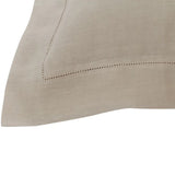 Coppia di Federe Sharm in 100% Lino Stone Wash Colore Sabbia – Via Roma 60