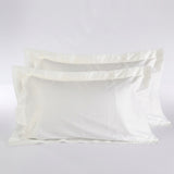 Coppia Federe 4 Volani in Raso di Puro Cotone Tiffany Basic - Via Roma 60
