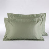 Coppia Federe 4 Volani in Raso di Puro Cotone Tiffany Basic - Via Roma 60