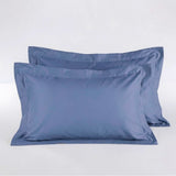 Coppia Federe 4 Volani in Raso di Puro Cotone Tiffany Basic - Via Roma 60