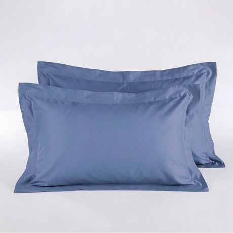 Coppia Federe 4 Volani in Raso di Puro Cotone Tiffany Basic - Via Roma 60