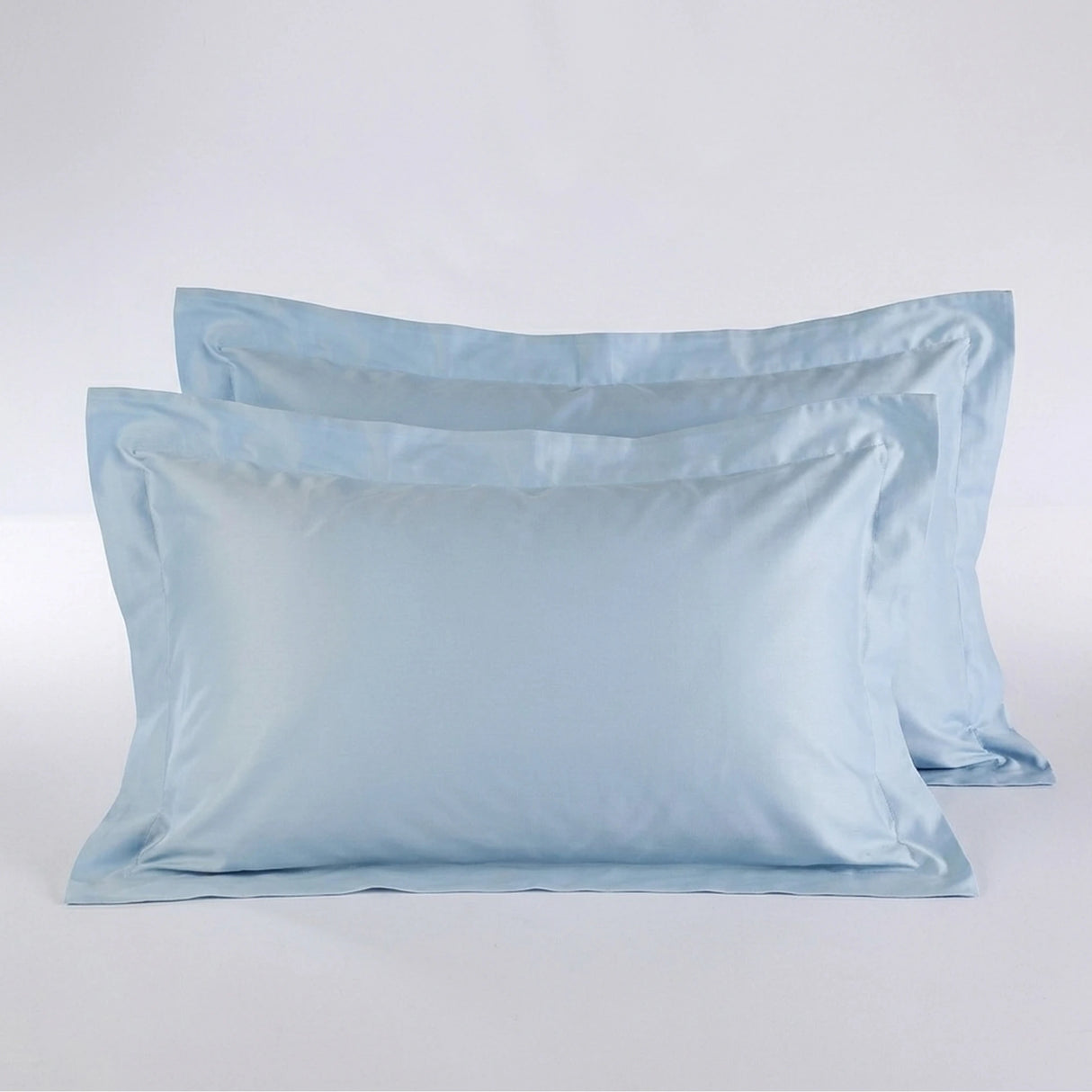 Coppia Federe 4 Volani in Raso di Puro Cotone Tiffany Basic - Via Roma 60