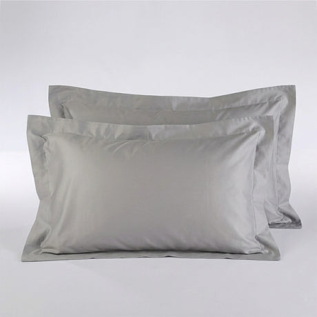 Coppia Federe 4 Volani in Raso di Puro Cotone Tiffany Basic - Via Roma 60