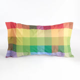 Federa Singola con Volani Oxford Quadro Color 50x80 cm Maè - Via Roma 60