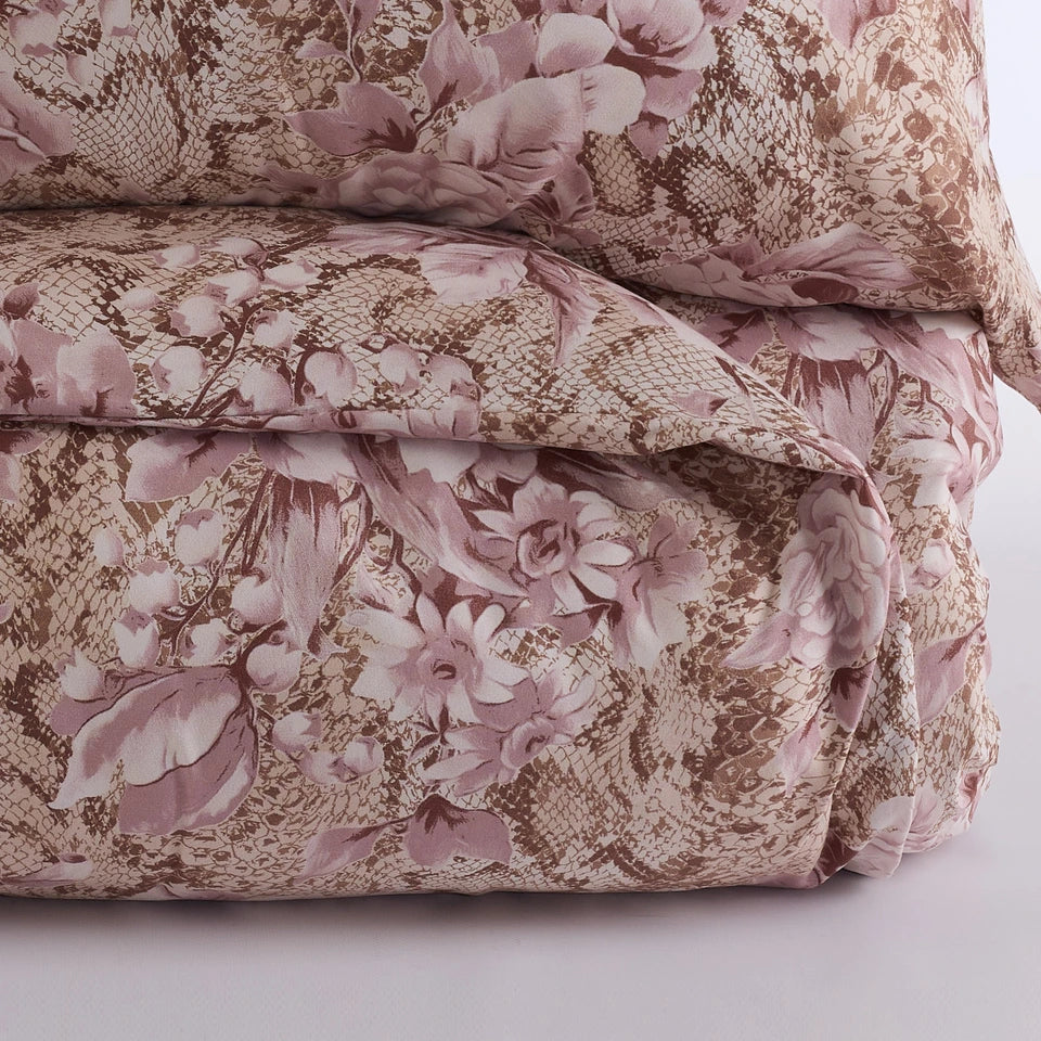 Parure Copripiumino SKIN ROSE No Stiro Tekno Time® – Made in Italy - Maè by Via Roma 60