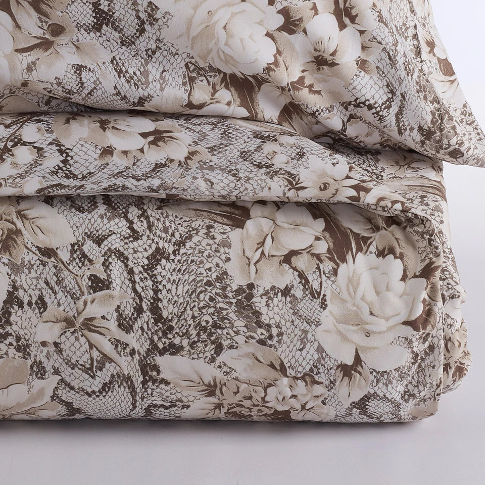 Parure Copripiumino SKIN ROSE No Stiro Tekno Time® – Made in Italy - Maè by Via Roma 60
