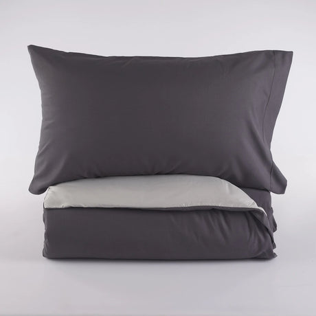 Parure Copripiumino No Stiro Tekno Time® – Tinta Unita Made in Italy - Maè