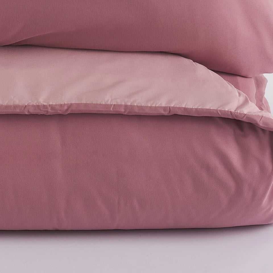 Parure Copripiumino No Stiro Tekno Time® – Tinta Unita Made in Italy - Maè