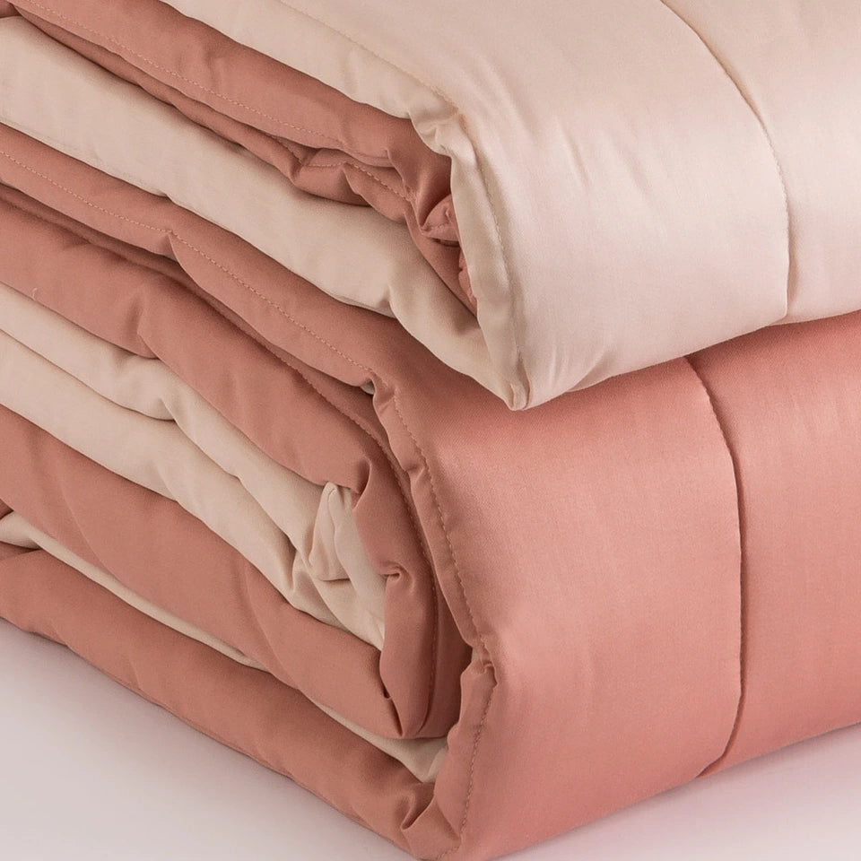 Trapuntella Antibes Double Face Matrimoniale in Raso di Puro Cotone – Via Roma 60