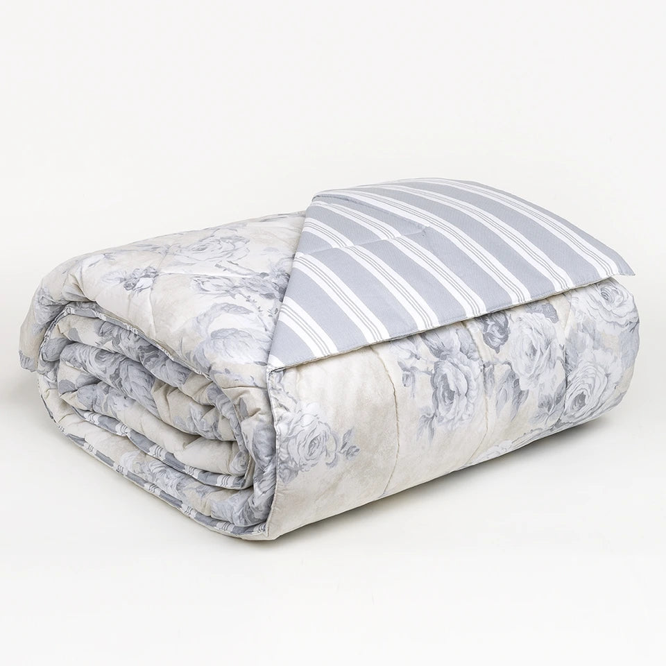 Trapuntella Matrimoniale Oxford Fiore Grande Maè 260x270 – 200 gr Percalle