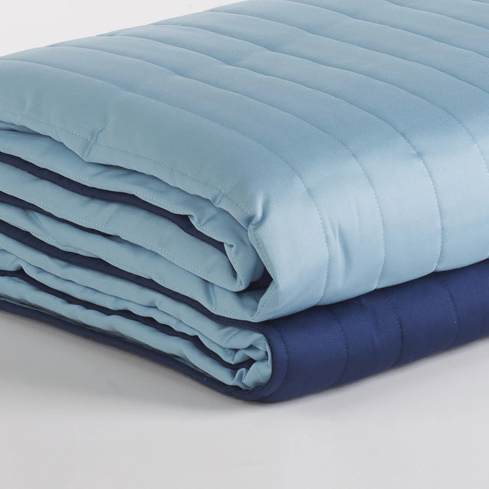 Trapuntino Quilt Double Face Antibes Matrimoniale in Raso di Puro Cotone 200 TC – Via Roma 60