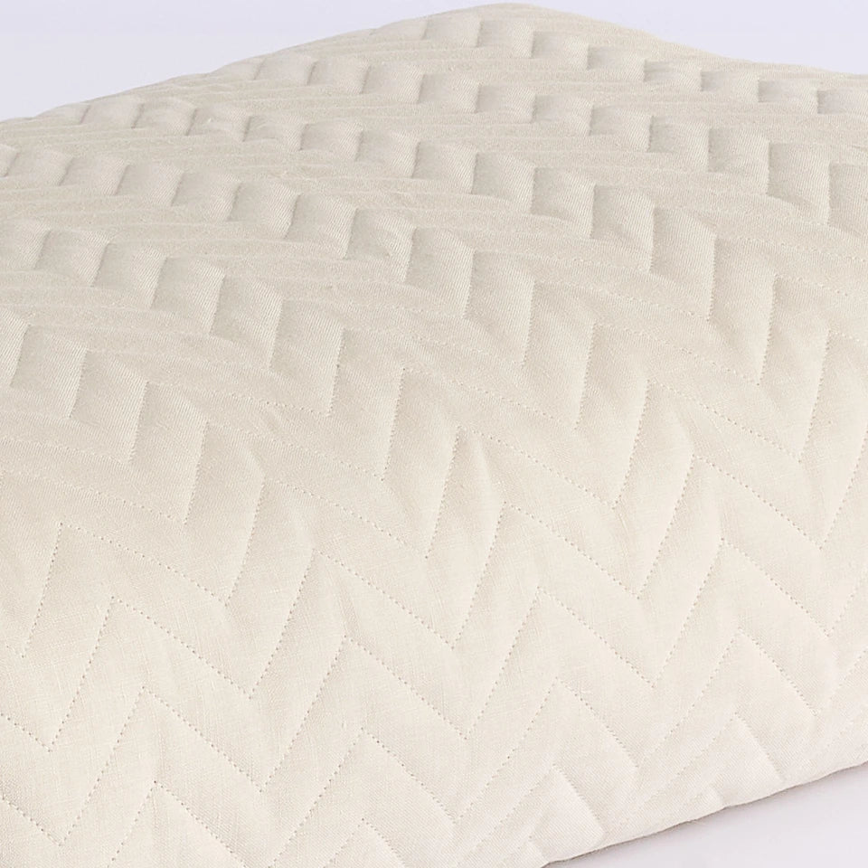 Trapuntino Quilt Sharm Matrimoniale in 100% Lino Stone Wash – Via Roma 60