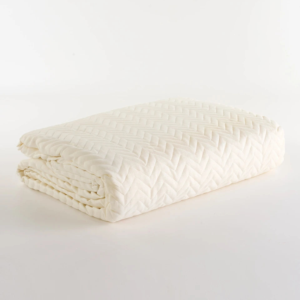 Trapuntino Quilt Sharm Matrimoniale in 100% Lino Stone Wash – Via Roma 60