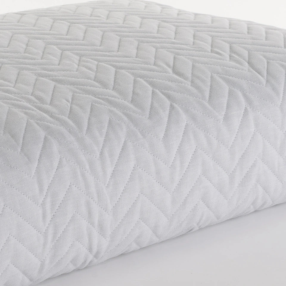 Trapuntino Quilt Sharm Matrimoniale in 100% Lino Stone Wash – Via Roma 60