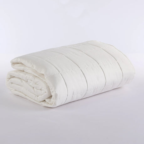 Trapuntino Quilt Matrimoniale in Raso di Puro Cotone Tiffany Basic - Via Roma 60