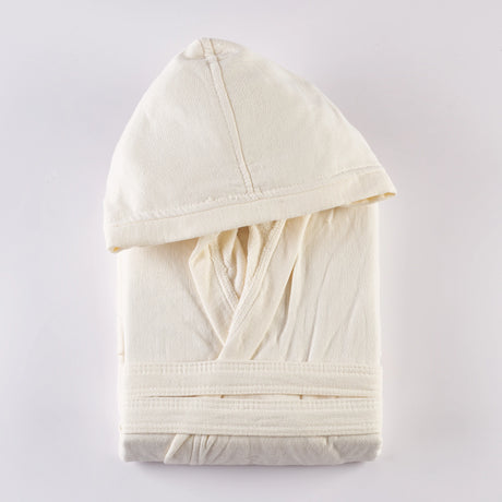 Accappatoio in Spugna Compact con Cappuccio – Maè