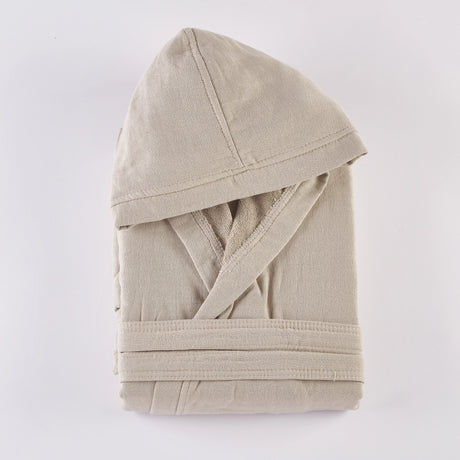 Accappatoio in Spugna Compact con Cappuccio – Maè