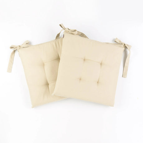 Coppia Cuscini per Sedia 40x40 con Lacci - Maè