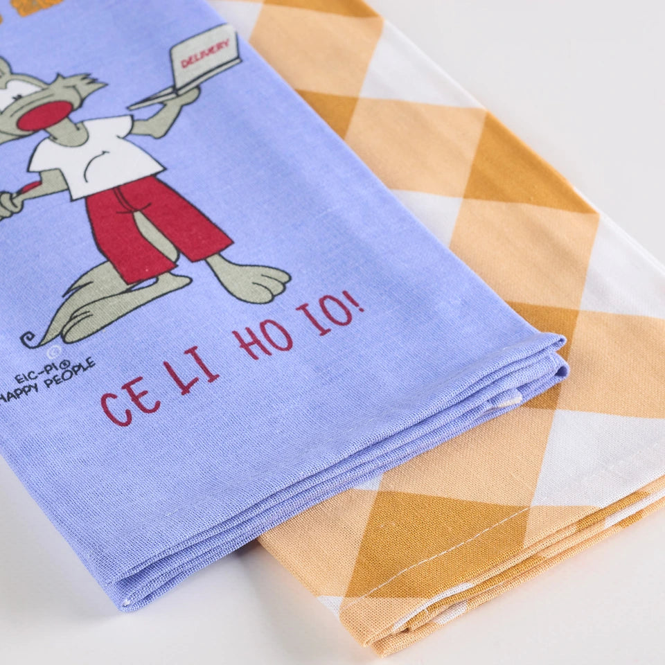 Coppia strofinacci 2kg - Happy People