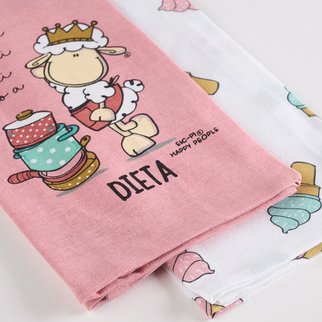 Coppia strofinacci Dieta - Happy People